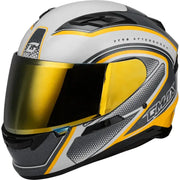 Ff-98 Aftershock Helmet White/Metallic Silver Lg