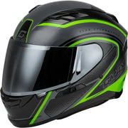Ff-98 Aftershock Helmet Grey/Neon Green Xl