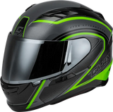 Ff-98 Aftershock Helmet Grey/Neon Green 3X
