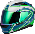 Ff-98 Aftershock Helmet White/Neon Green Xl