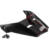 Mx-46 Frequency Off-Road Visor Matte Black/Red Md-3X