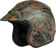 Of-2 Open-Face Helmet Leaf Camo Sm