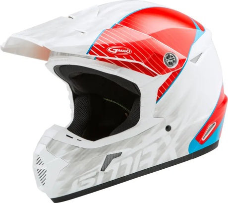 Mx-46 Off-Road Colfax Helmet White/Red/Blue Sm