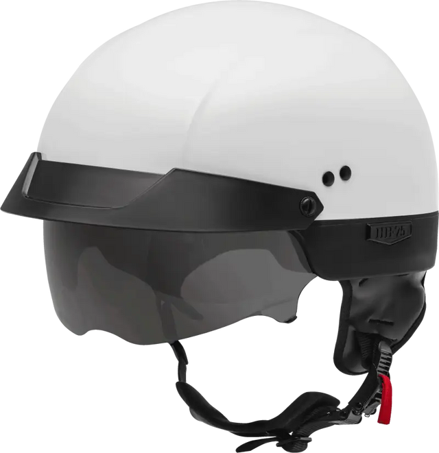 Hh-75 Half Helmet White Xs