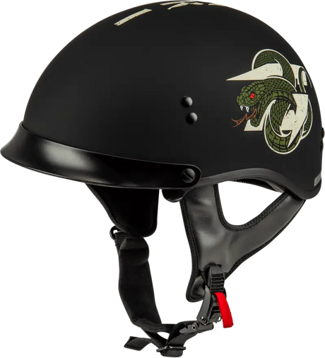 Hh-65 Drk1 Helmet W/ Peak Matte Black/Bone Md