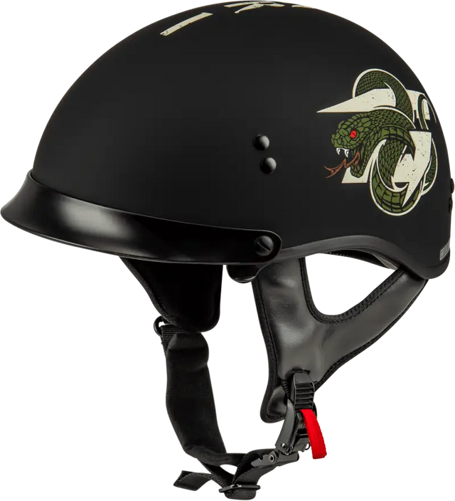 Hh-65 Drk1 Helmet W/ Peak Matte Black/Bone Md