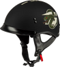 Hh-65 Drk1 Helmet W/ Peak Matte Black/Bone Lg