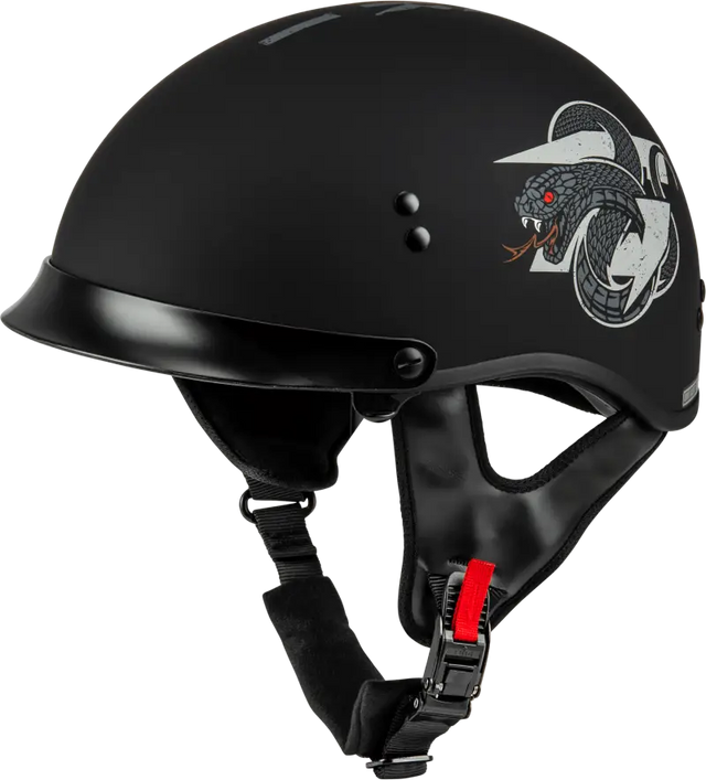 Hh-65 Drk1 Helmet W/ Peak Matte Black/Grey Xl