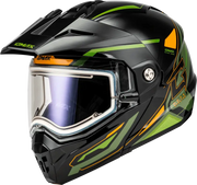 Md-74S Spectre Snow Helmet W/ Elec Shield Black/Green Xs