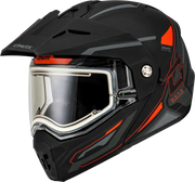 Md-74S Spectre Snow Helmet W/ Elec Shield Matte Black/Red Xs