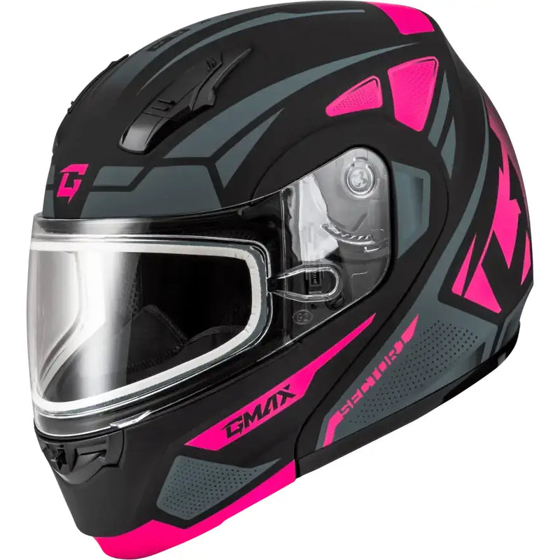 Md-04S Sector Snow Helmet Black/Pink Md