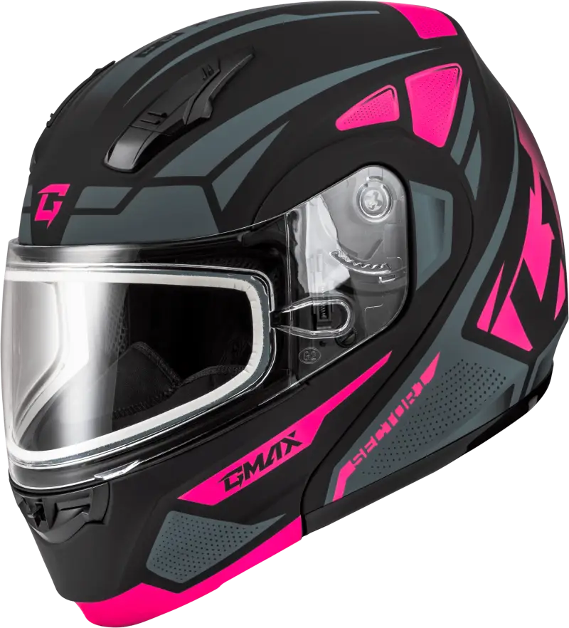 Md-04S Sector Snow Helmet Black/Pink Xl