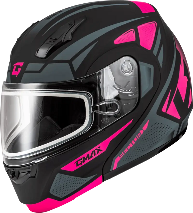 Md-04S Sector Snow Helmet Black/Pink 3X