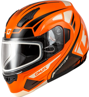 Md-04S Sector Snow Helmet Orange/Black Xl