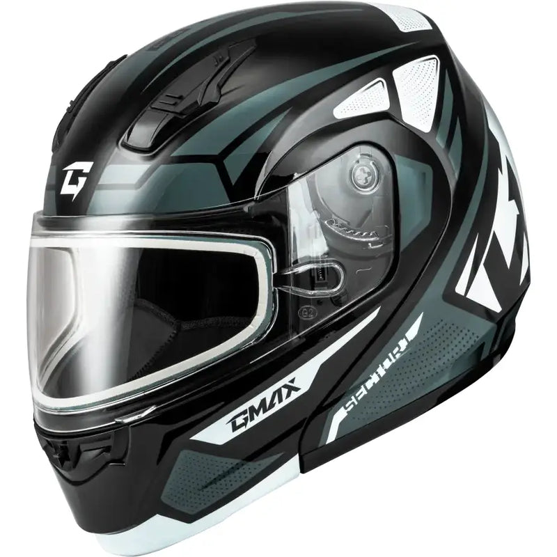 Md-04S Sector Snow Helmet Black/Silver Md
