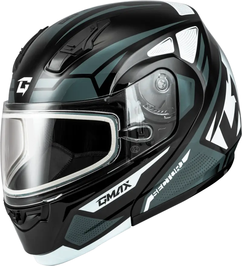 Md-04S Sector Snow Helmet Black/Silver 3X
