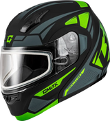 Md-04S Sector Snow Helmet Blk/Green/Wht Md