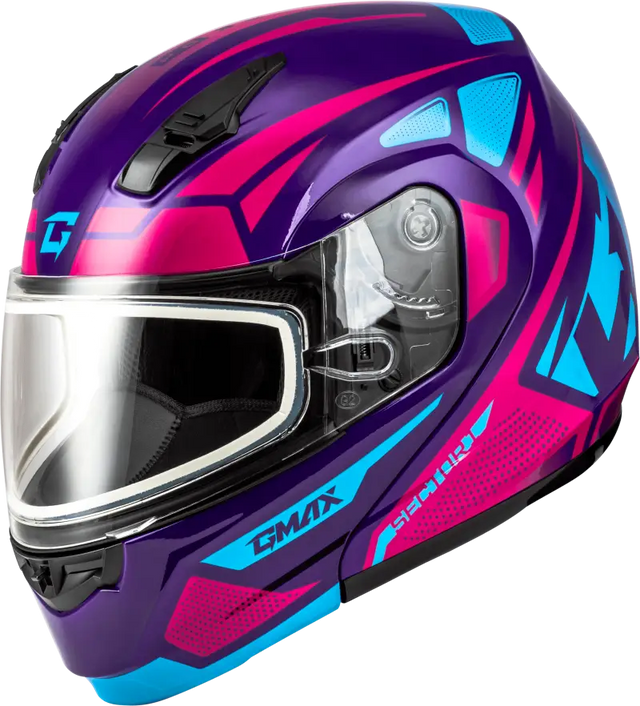Md-04S Sector Snow Helmet Violet/Pink Md