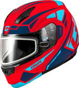 Md-04S Sector Snow Helmet Red/Blue Sm