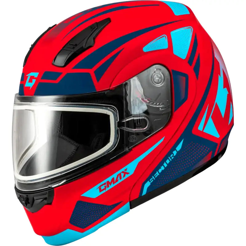 Md-04S Sector Snow Helmet Red/Blue Md