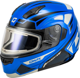 Md-04S Sector Snow Helmet W/ Electric Shield Blue/Black 3X