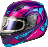 Md-04S Sector Snow Helmet W/ Electric Shield Violet/Pink Md