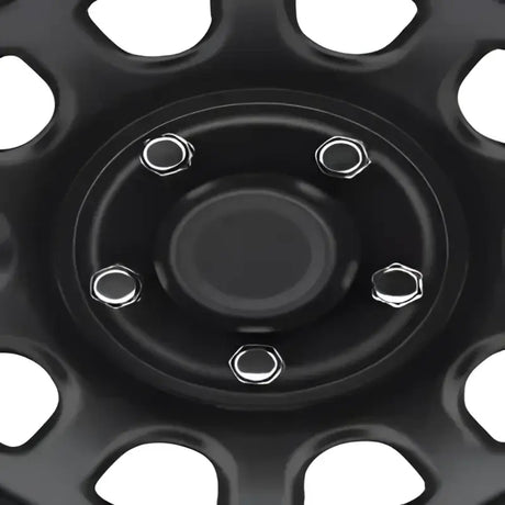 Black steel wheel for GMK414362569 Goodmark marker and vehicle’s rear lighting setup