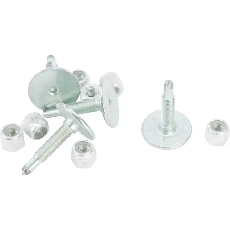 Galvanized metal snowmobile track studs and nuts for GMP-1325-500 Grand Master snowmobiles