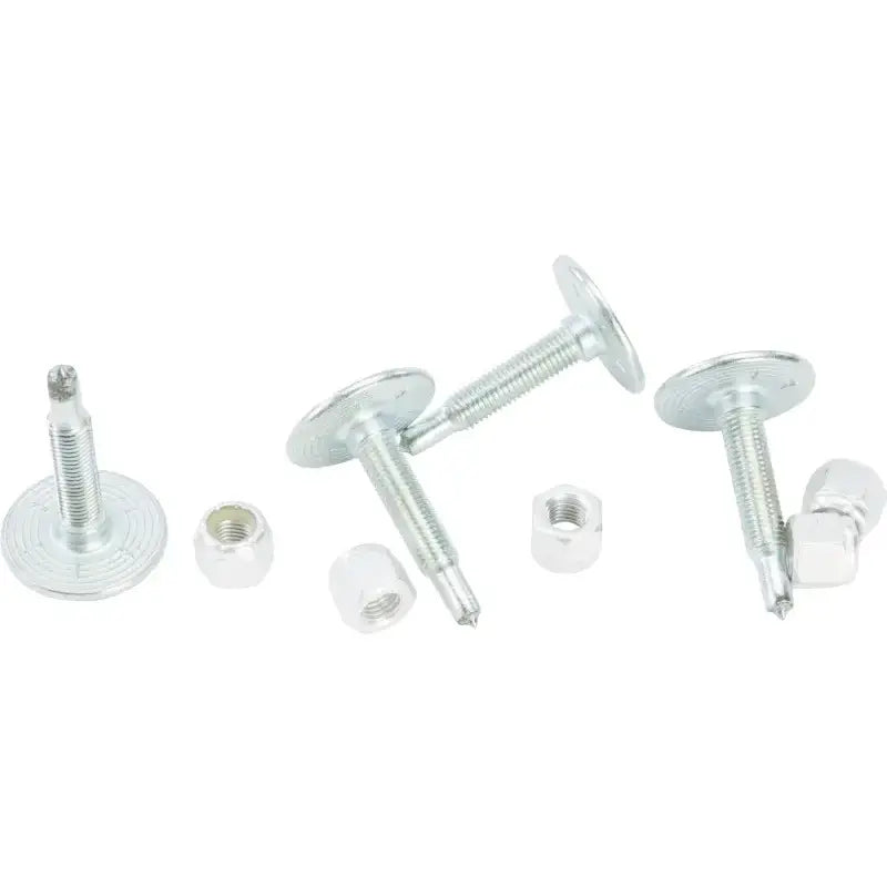 GMP-1450-48 Grand Master silver carriage bolts and hex nuts for sturdy fastening