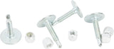 GMP-1450-48 Grand Master silver carriage bolts and hex nuts for sturdy fastening