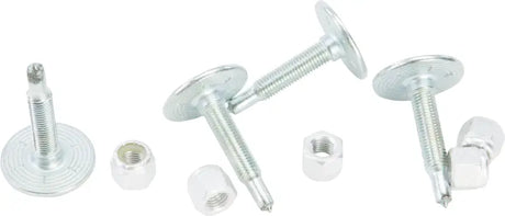GMP-1450-48 Grand Master silver carriage bolts and hex nuts for sturdy fastening