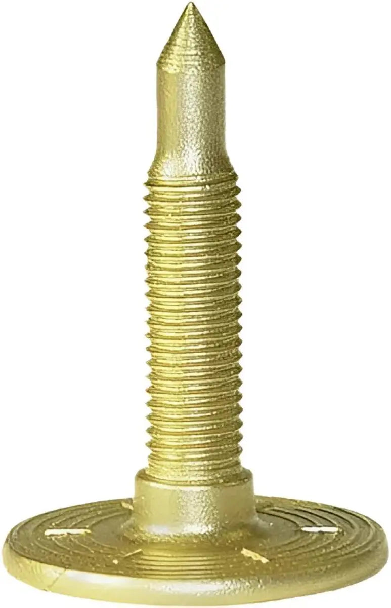 Gold-colored Grand Master Pro stud with pointed tip and flat base for Grand Master products