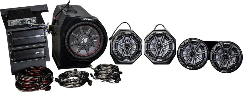 GN-5KRC Ssv Works 5 Speaker Kicker Kit With Ride Command Pol - RV and Auto Parts