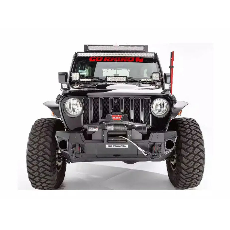 GO Rhino Full Width Design Bumper 230211T - Gladiator JT