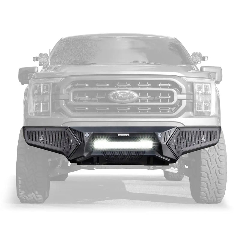 GO Rhino Dual Function Tow Hook Mounts Bumper 343981T - F-150