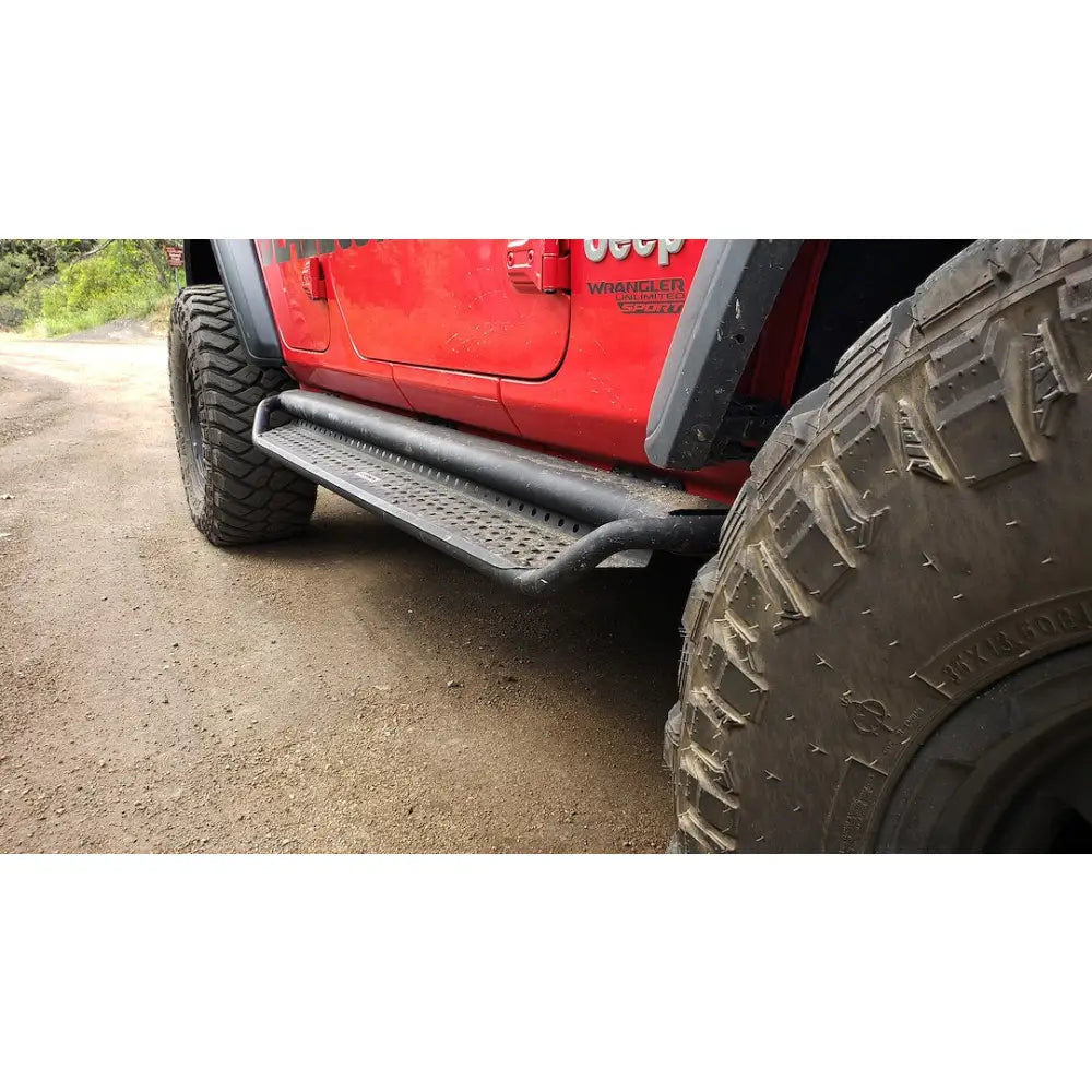 GO Rhino Full Length Drop Down Step Running Board Component D10057T - Door Bronco Boards