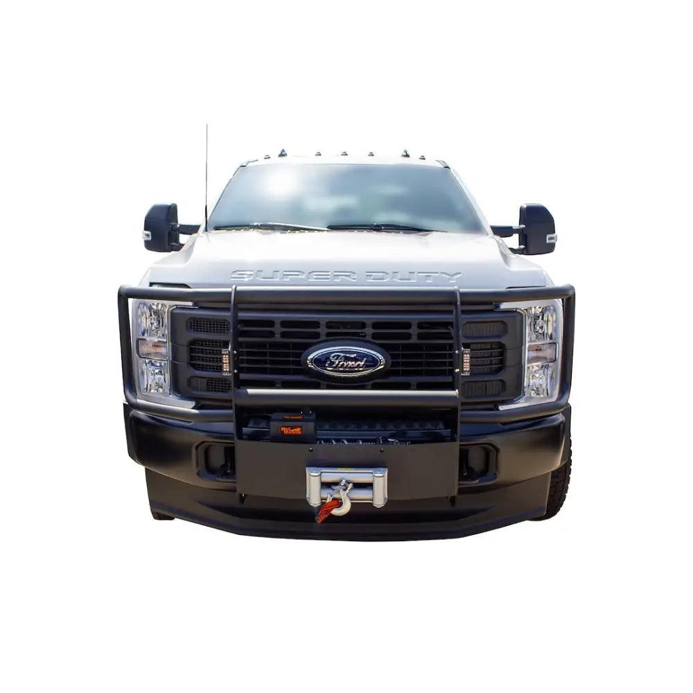 GO IND Constructed From Heavy-Duty Material Grille Guard ET015 - Fully Welded Winch Grill