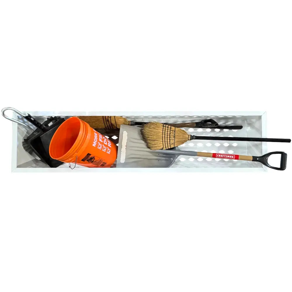 GO IND Mounts Permanently Or Slides In Cargo Organizer 79501 - Dimensions 72X18X10 Shovel Box
