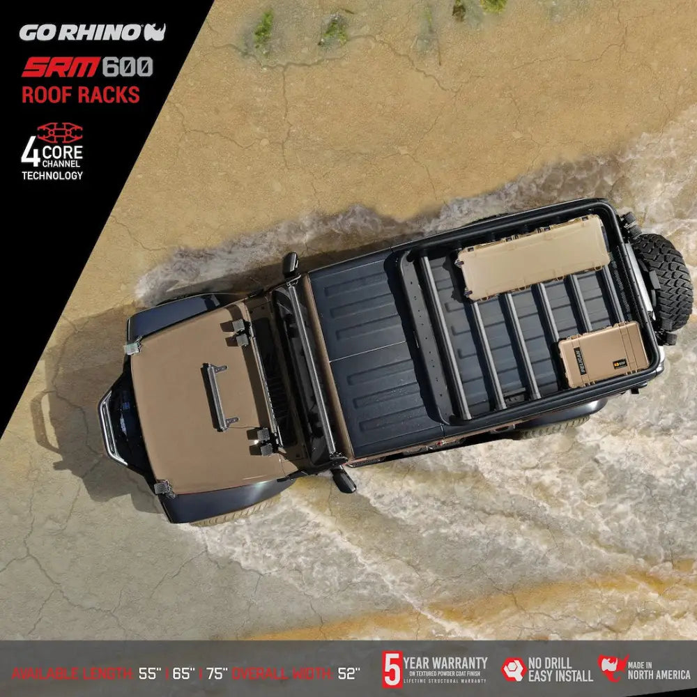 GO Rhino 5936055T Roof Basket