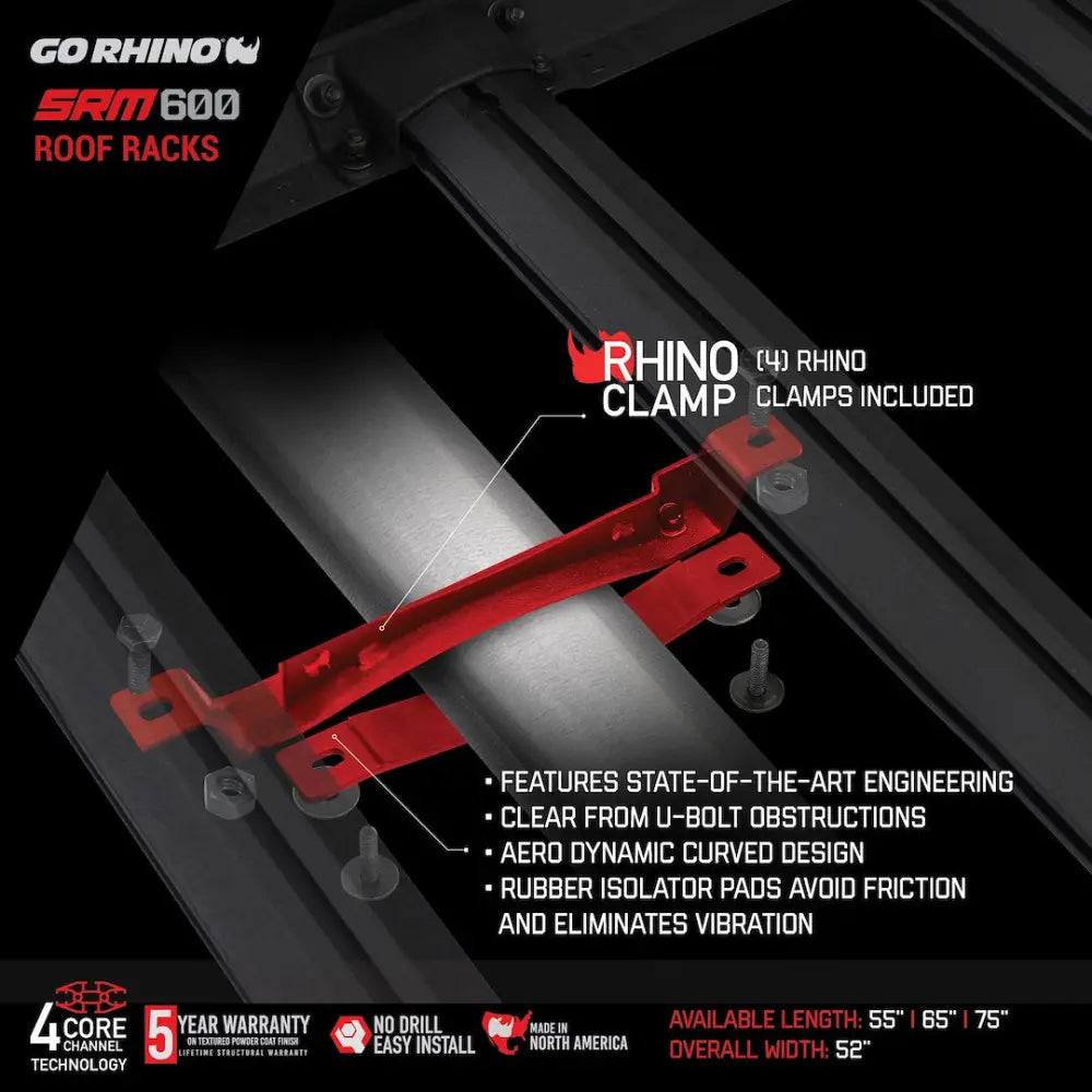GO Rhino 5936055T Roof Basket