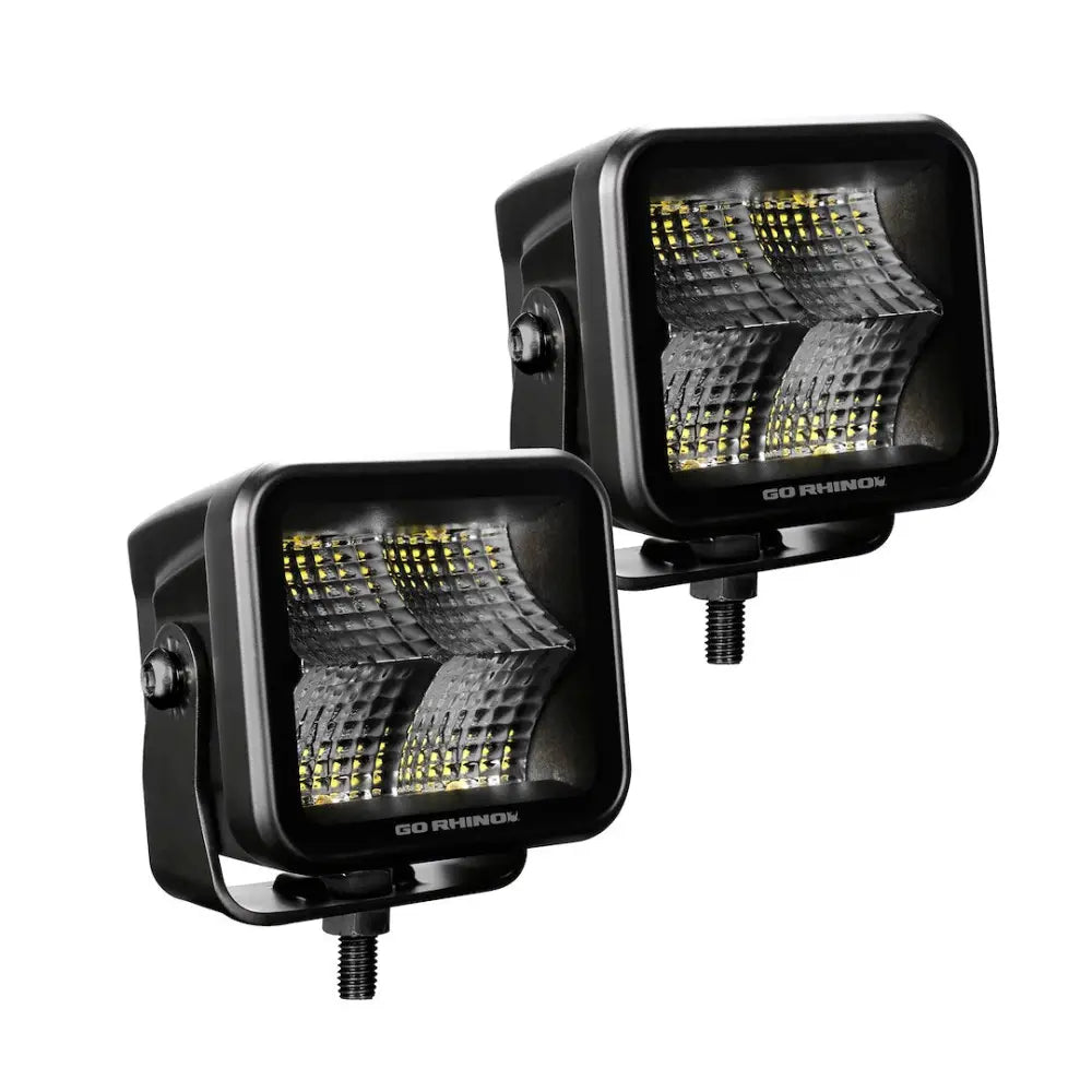 GO Rhino 750200321FCS Driving/ Fog Light - Black
