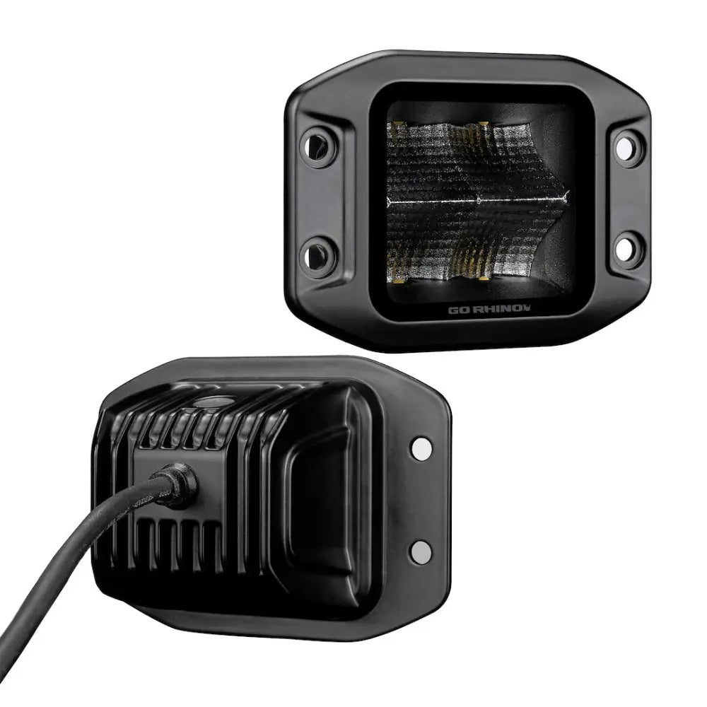 GO Rhino 750400321FCF Driving/ Fog Light - Black 3XL