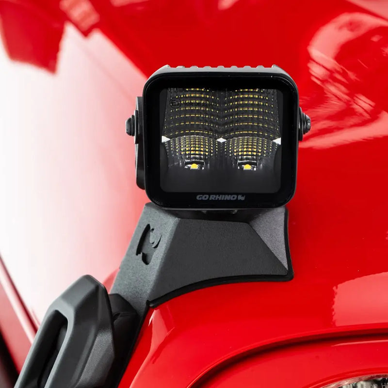 GO Rhino 750400321FCS Driving/ Fog Light - Black 3XL