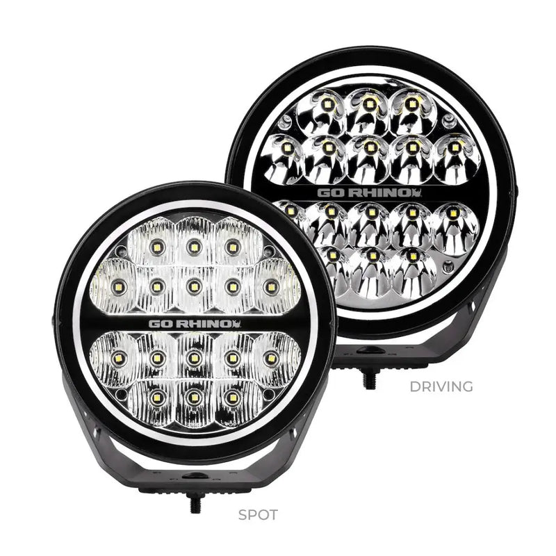 GO Rhino 750800711SRS Driving/ Fog Light - Black