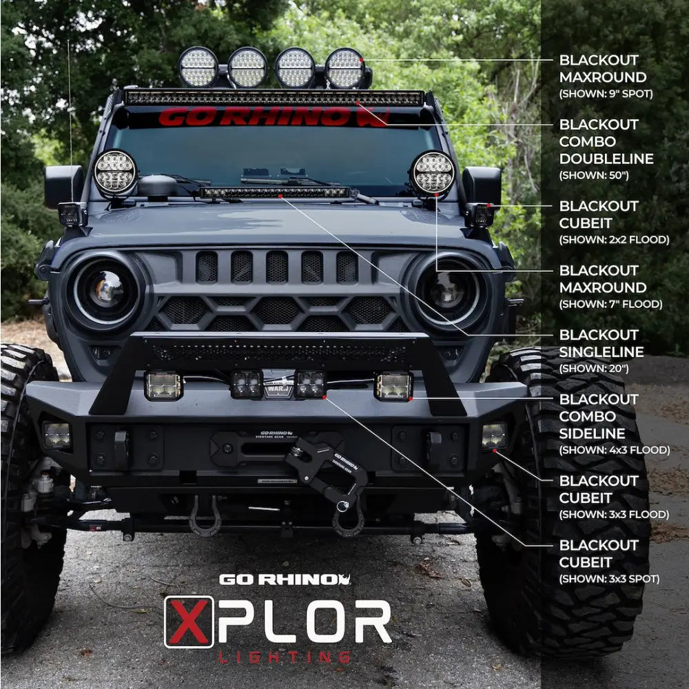 GO Rhino 751052001CSS Light Bar - Black
