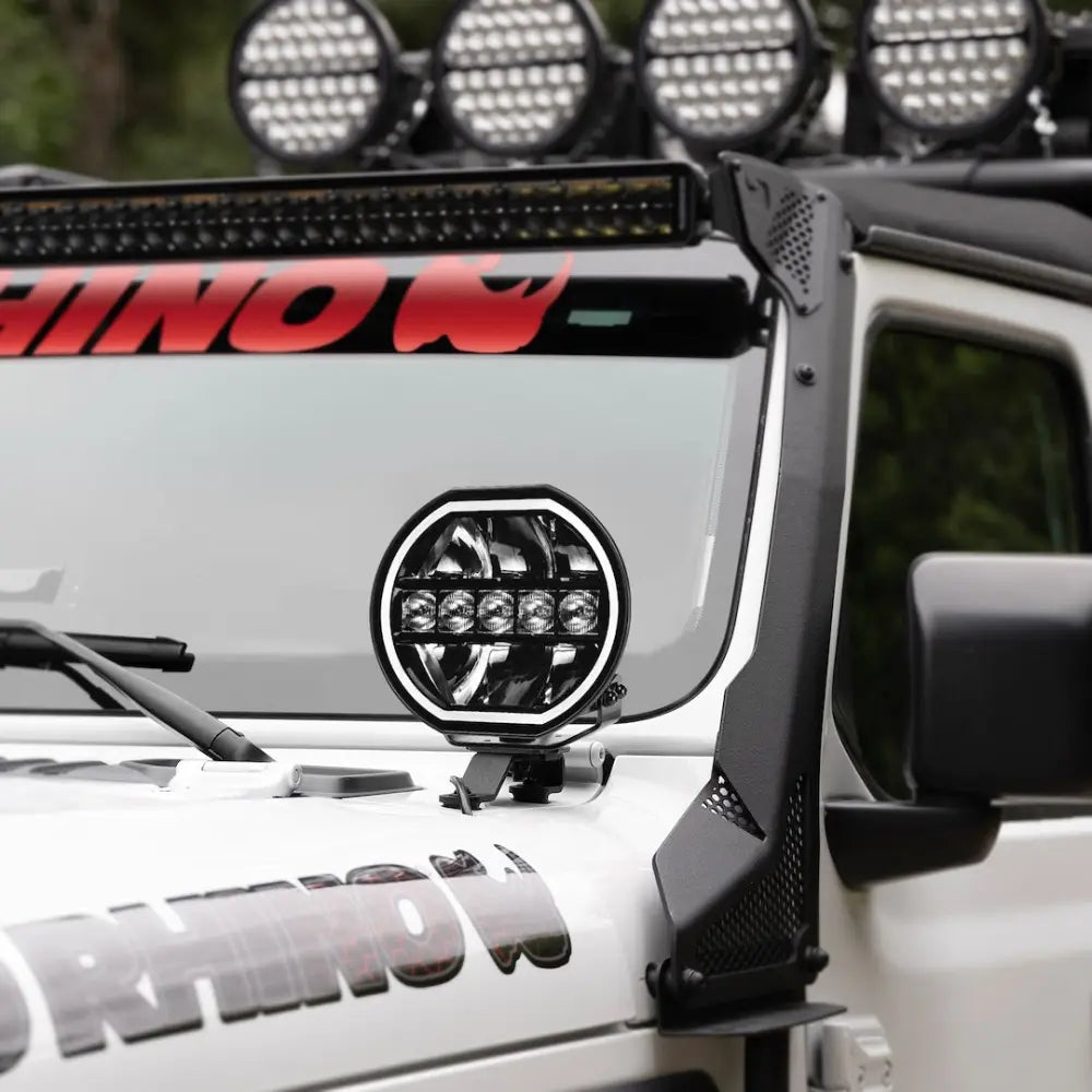 GO Rhino 751080711CRS Driving/ Fog Light - Black