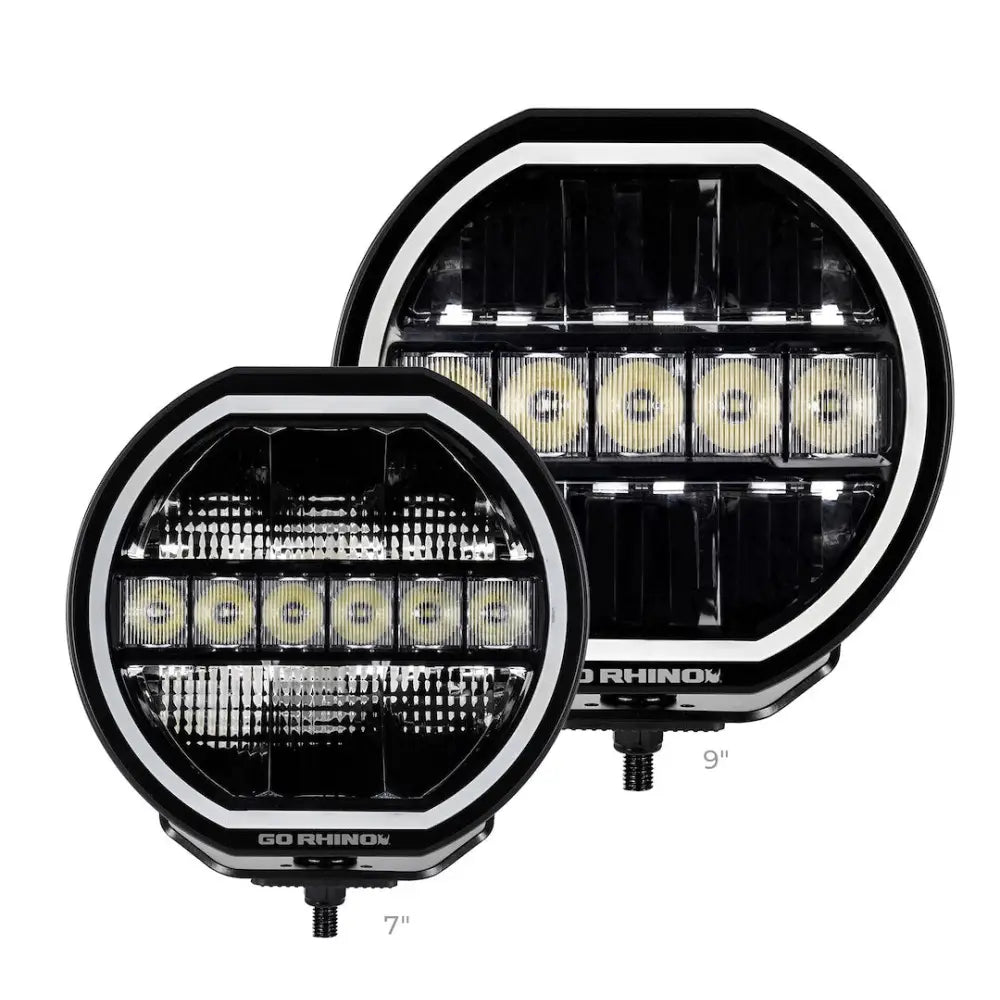 GO Rhino 751440911CRS Driving/ Fog Light - Black