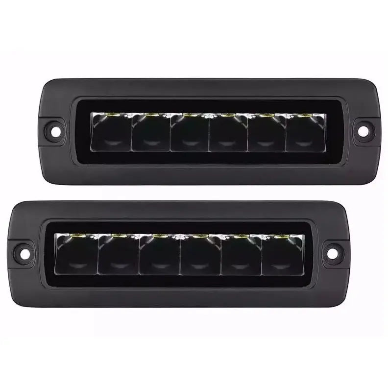 GO Rhino Complete Set Sold In Pairs Driving/ Fog Light 750300621SBF - Blackout Series Lights Pair SI