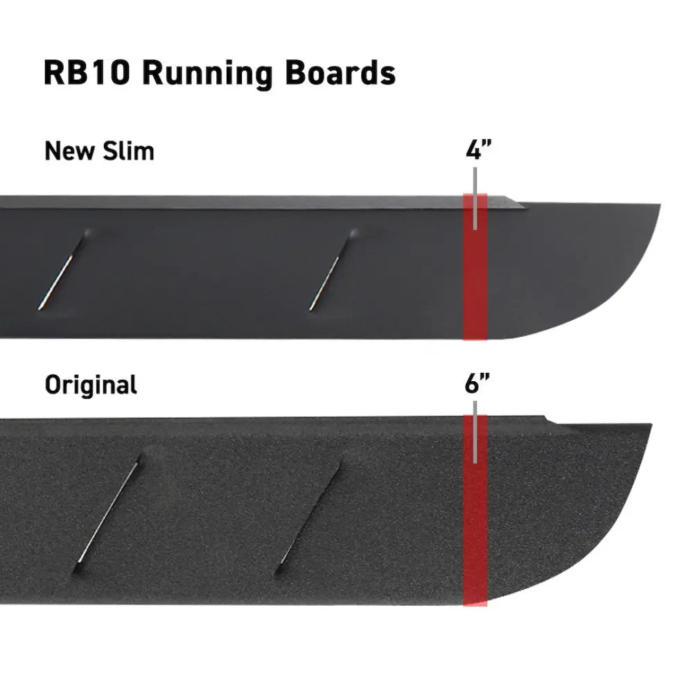 GO Rhino No Drilling Required Running Board Component 630057SPC - RB10 Slim Boards