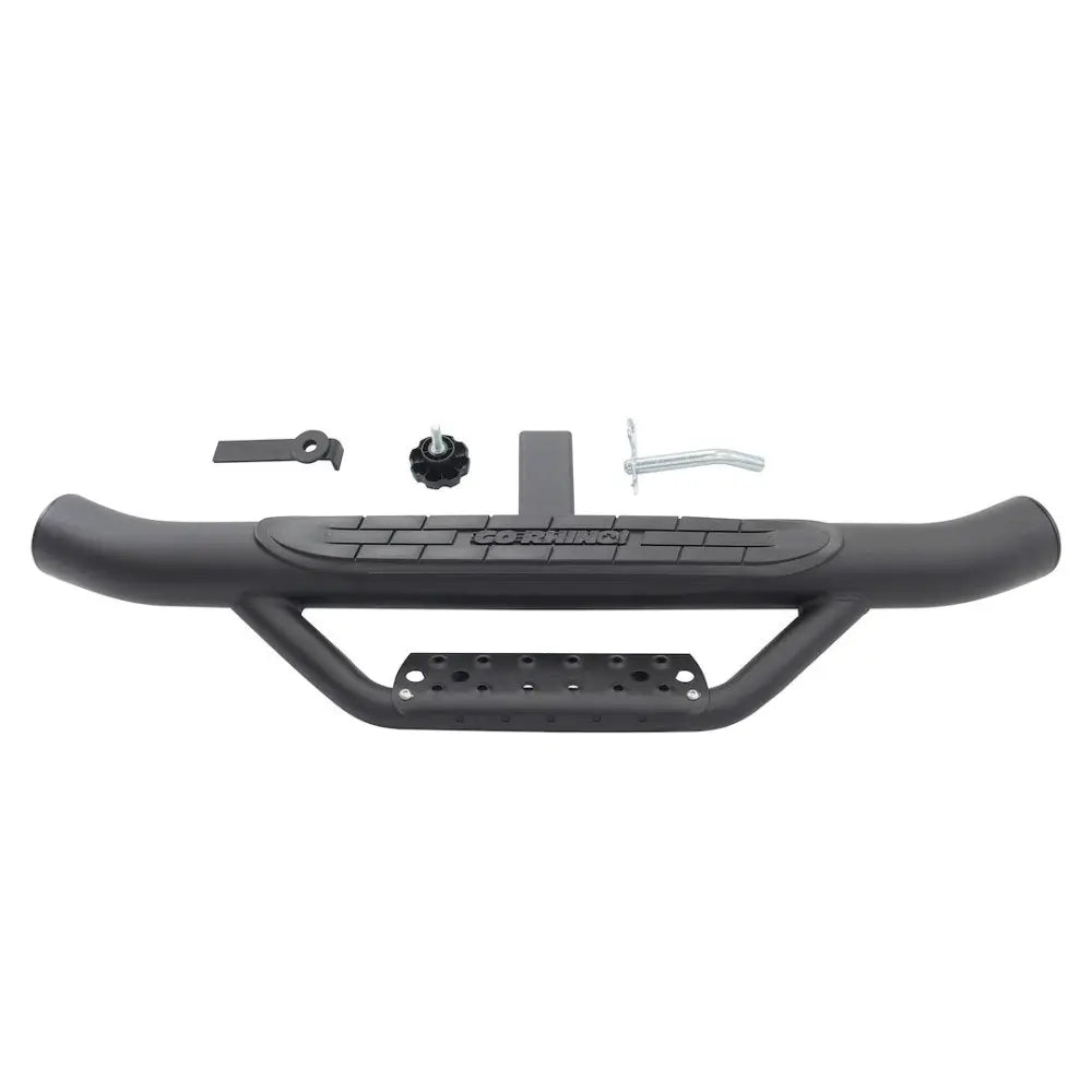 GO Rhino Easy To Install Truck Step D360T - Domntr Htch Stp Blck Text
